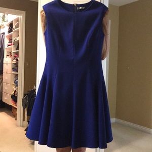 Royal Blue Flared Dress